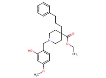 ethyl 1-(2-hydroxy-4-methoxybenzyl)-4-(3-phenylpropyl)-4-piperidinecarboxylate