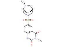 3-methyl-6-{[(1R*,5R*)-6-methyl-3,6-diazabicyclo[3.2.2]non-3-yl]sulfonyl}-2,4(1H,3H)-quinazolinedione