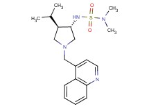 N'-[(3S*,4R*)-4-isopropyl-1-(4-quinolinylmethyl)-3-pyrrolidinyl]-N,N-dimethylsulfamide