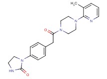 1-(4-{2-[4-(3-methyl-2-pyridinyl)-1-piperazinyl]-2-oxoethyl}phenyl)-2-imidazolidinone
