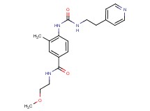 N-(2-methoxyethyl)-3-methyl-4-({[(2-pyridin-4-ylethyl)amino]carbonyl}amino)benzamide