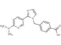 4-({2-[6-(dimethylamino)pyridin-3-yl]-1H-imidazol-1-yl}methyl)benzoic acid