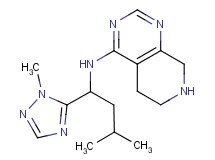 N-[3-methyl-1-(1-methyl-1H-1,2,4-triazol-5-yl)butyl]-5,6,7,8-tetrahydropyrido[3,4-d]pyrimidin-4-amine