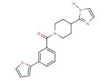 1-[3-(2-furyl)benzoyl]-4-(1H-imidazol-2-yl)piperidine