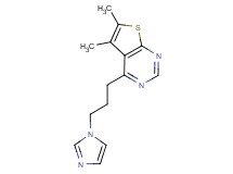4-[3-(1H-imidazol-1-yl)propyl]-5,6-dimethylthieno[2,3-d]pyrimidine