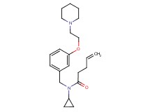 N-cyclopropyl-N-{3-[2-(1-piperidinyl)ethoxy]benzyl}-4-pentenamide