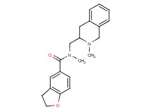 N-methyl-N-[(2-methyl-1,2,3,4-tetrahydro-3-isoquinolinyl)methyl]-2,3-dihydro-1-benzofuran-5-carboxamide