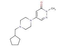 5-[4-(cyclopentylmethyl)piperazin-1-yl]-2-methylpyridazin-3(2H)-one