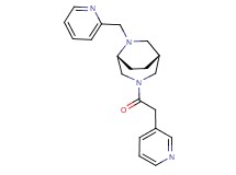 (1R*,5R*)-3-(3-pyridinylacetyl)-6-(2-pyridinylmethyl)-3,6-diazabicyclo[3.2.2]nonane