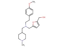 [5-({[2-(4-methoxyphenyl)ethyl][(1-methyl-4-piperidinyl)methyl]amino}methyl)-2-furyl]methanol