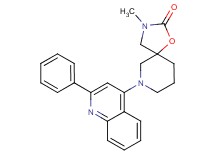 3-methyl-7-(2-phenyl-4-quinolinyl)-1-oxa-3,7-diazaspiro[4.5]decan-2-one