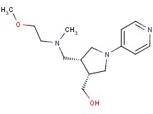 ((3R*,4R*)-4-{[(2-methoxyethyl)(methyl)amino]methyl}-1-pyridin-4-ylpyrrolidin-3-yl)methanol