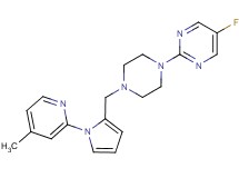 5-fluoro-2-(4-{[1-(4-methylpyridin-2-yl)-1H-pyrrol-2-yl]methyl}piperazin-1-yl)pyrimidine
