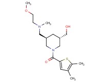 ((3S*,5R*)-1-[(4,5-dimethyl-2-thienyl)carbonyl]-5-{[(2-methoxyethyl)(methyl)amino]methyl}-3-piperidinyl)methanol