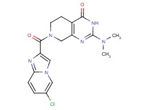 7-[(6-chloroimidazo[1,2-a]pyridin-2-yl)carbonyl]-2-(dimethylamino)-5,6,7,8-tetrahydropyrido[3,4-d]pyrimidin-4(3H)-one