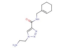 1-(2-aminoethyl)-N-(cyclohex-1-en-1-ylmethyl)-1H-1,2,3-triazole-4-carboxamide