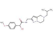 2-hydroxy-N-[(5-isobutyl-4,5,6,7-tetrahydropyrazolo[1,5-a]pyrazin-2-yl)methyl]-2-(4-methoxyphenyl)acetamide