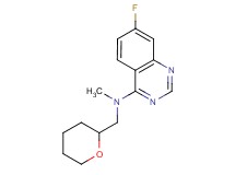 7-fluoro-N-methyl-N-(tetrahydro-2H-pyran-2-ylmethyl)quinazolin-4-amine