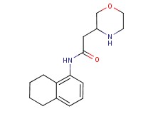 2-(3-morpholinyl)-N-(5,6,7,8-tetrahydro-1-naphthalenyl)acetamide