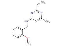 2-ethyl-N-(2-methoxybenzyl)-6-methylpyrimidin-4-amine