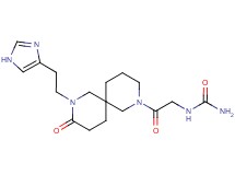 N-(2-{8-[2-(1H-imidazol-4-yl)ethyl]-9-oxo-2,8-diazaspiro[5.5]undec-2-yl}-2-oxoethyl)urea