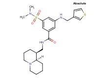 3-[(dimethylamino)sulfonyl]-N-[(1S,9aR)-octahydro-2H-quinolizin-1-ylmethyl]-5-[(3-thienylmethyl)amino]benzamide