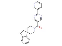 1'-{[2-(3-pyridinyl)-5-pyrimidinyl]carbonyl}-2,3-dihydrospiro[indene-1,4'-piperidine]