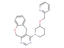 4-[3-(pyridin-2-ylmethoxy)piperidin-1-yl]-5,11-dihydro[1]benzoxepino[3,4-d]pyrimidine