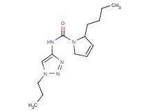 2-butyl-N-(1-propyl-1H-1,2,3-triazol-4-yl)-2,5-dihydro-1H-pyrrole-1-carboxamide