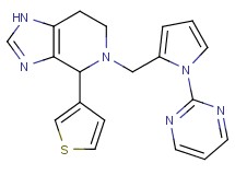 5-[(1-pyrimidin-2-yl-1H-pyrrol-2-yl)methyl]-4-(3-thienyl)-4,5,6,7-tetrahydro-1H-imidazo[4,5-c]pyridine