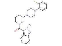 3-({3-[4-(2-fluorophenyl)-1-piperazinyl]-1-piperidinyl}carbonyl)-2-methyl-4,5,6,7-tetrahydro-2H-indazole