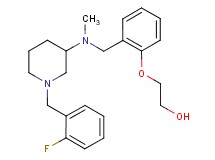 2-(2-{[[1-(2-fluorobenzyl)-3-piperidinyl](methyl)amino]methyl}phenoxy)ethanol