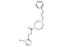 1-[3-(4-methyl-4H-1,2,4-triazol-3-yl)propanoyl]-4-(3-phenylpropyl)-1,4-diazepane