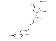 (2S,4S)-4-amino-N-[3-(5-fluoro-1H-benzimidazol-2-yl)propyl]-1-methylpyrrolidine-2-carboxamide