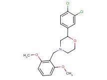 2-(3,4-dichlorophenyl)-4-(2,6-dimethoxybenzyl)morpholine