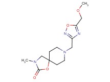 8-{[5-(methoxymethyl)-1,2,4-oxadiazol-3-yl]methyl}-3-methyl-1-oxa-3,8-diazaspiro[4.5]decan-2-one