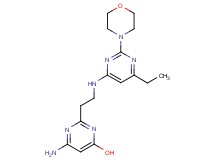 6-amino-2-{2-[(6-ethyl-2-morpholin-4-ylpyrimidin-4-yl)amino]ethyl}pyrimidin-4-ol