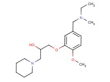 1-(5-{[ethyl(methyl)amino]methyl}-2-methoxyphenoxy)-3-piperidin-1-ylpropan-2-ol