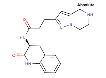 N-[(3S)-2-oxo-1,2,3,4-tetrahydro-3-quinolinyl]-3-(4,5,6,7-tetrahydropyrazolo[1,5-a]pyrazin-2-yl)propanamide hydrochloride