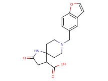 8-(1-benzofuran-5-ylmethyl)-2-oxo-1,8-diazaspiro[4.5]decane-4-carboxylic acid
