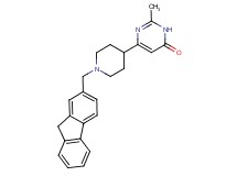 6-[1-(9H-fluoren-2-ylmethyl)piperidin-4-yl]-2-methylpyrimidin-4(3H)-one