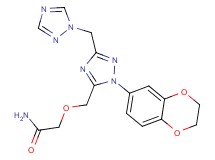 2-{[1-(2,3-dihydro-1,4-benzodioxin-6-yl)-3-(1H-1,2,4-triazol-1-ylmethyl)-1H-1,2,4-triazol-5-yl]methoxy}acetamide