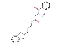 N-[3-(1,3-dihydro-2H-isoindol-2-yl)propyl]-2-(1-oxo-2(1H)-phthalazinyl)acetamide