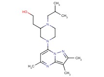 2-[1-isobutyl-4-(2,3,5-trimethylpyrazolo[1,5-a]pyrimidin-7-yl)-2-piperazinyl]ethanol