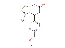 4-[2-(methoxymethyl)pyrimidin-5-yl]-3-methyl-4,7-dihydroisothiazolo[5,4-b]pyridin-6(5H)-one