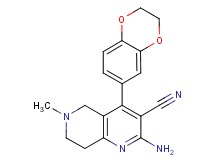 2-amino-4-(2,3-dihydro-1,4-benzodioxin-6-yl)-6-methyl-5,6,7,8-tetrahydro-1,6-naphthyridine-3-carbonitrile