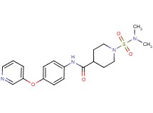 1-[(dimethylamino)sulfonyl]-N-[4-(pyridin-3-yloxy)phenyl]piperidine-4-carboxamide