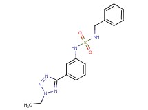 N-benzyl-N'-[3-(2-ethyl-2H-tetrazol-5-yl)phenyl]sulfamide