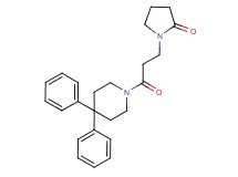 1-[3-(4,4-diphenylpiperidin-1-yl)-3-oxopropyl]pyrrolidin-2-one