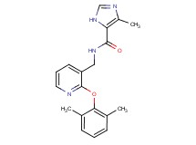N-{[2-(2,6-dimethylphenoxy)pyridin-3-yl]methyl}-4-methyl-1H-imidazole-5-carboxamide